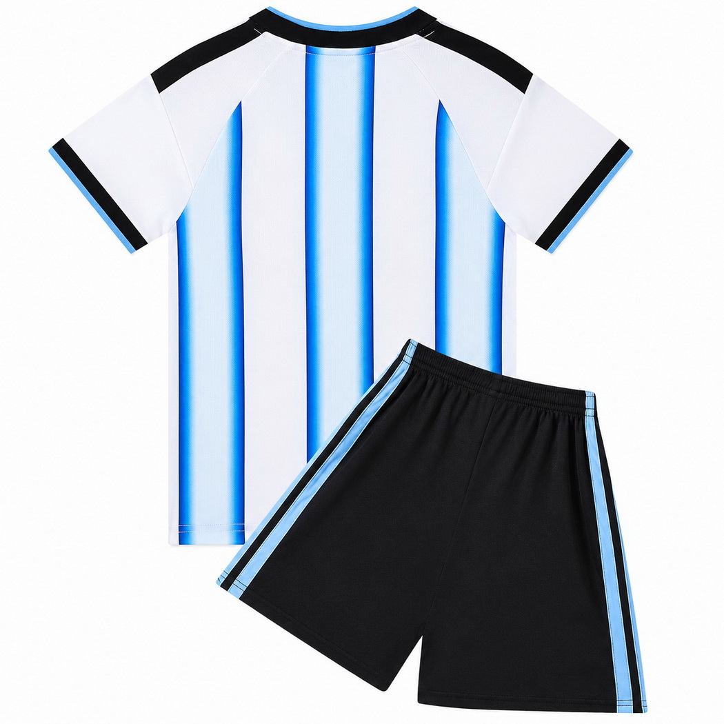 26/27 Blank Argentina Home Youth Soccer Jersey