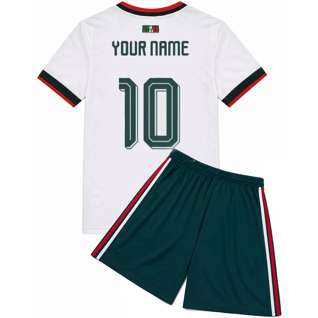 26/27 Customized Mexico #00 Away Youth Soccer Jersey