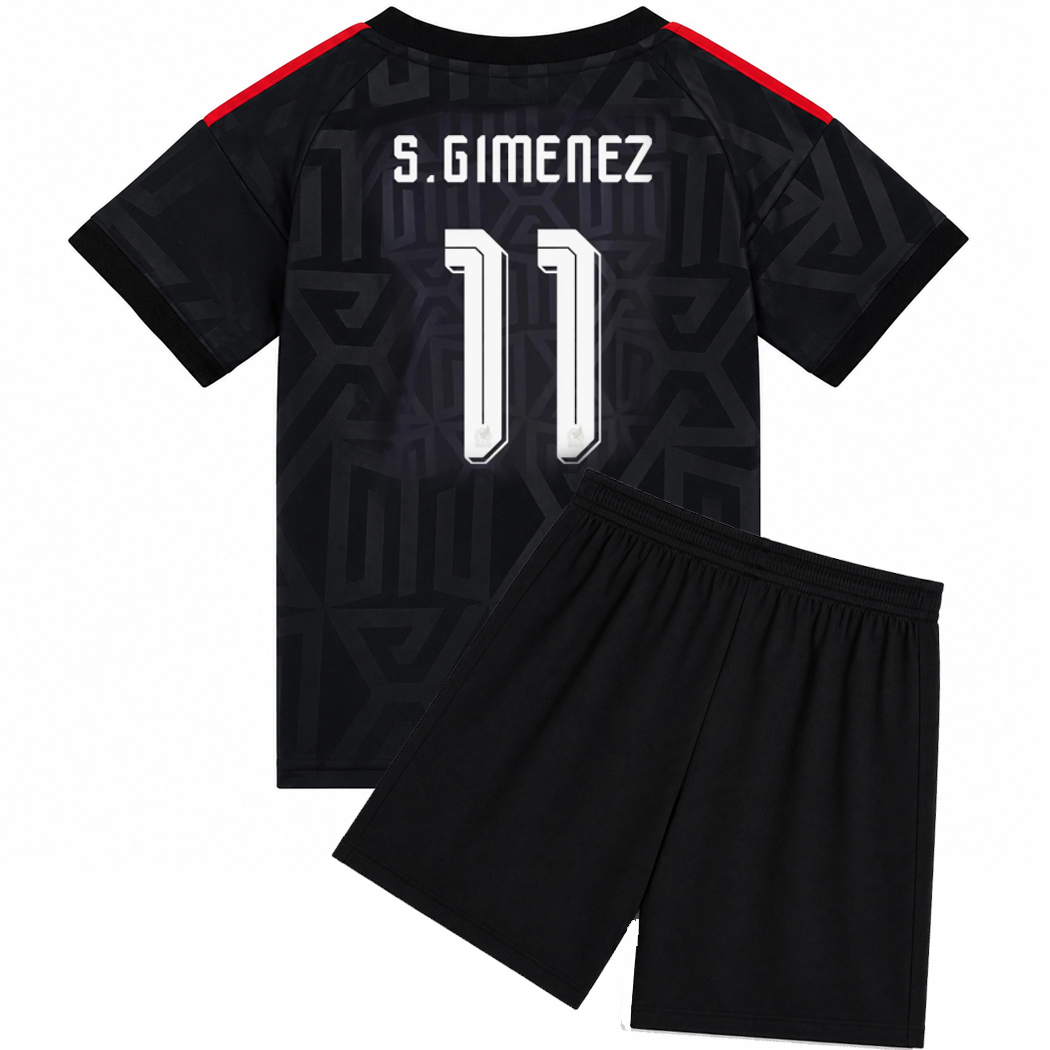 2026 Santiago Gimenez Mexico #11 Third Youth Soccer Jersey