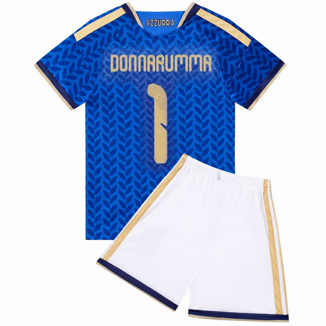2026 Gianluigi Donnarumma Italy #1 Home Youth Soccer Jersey