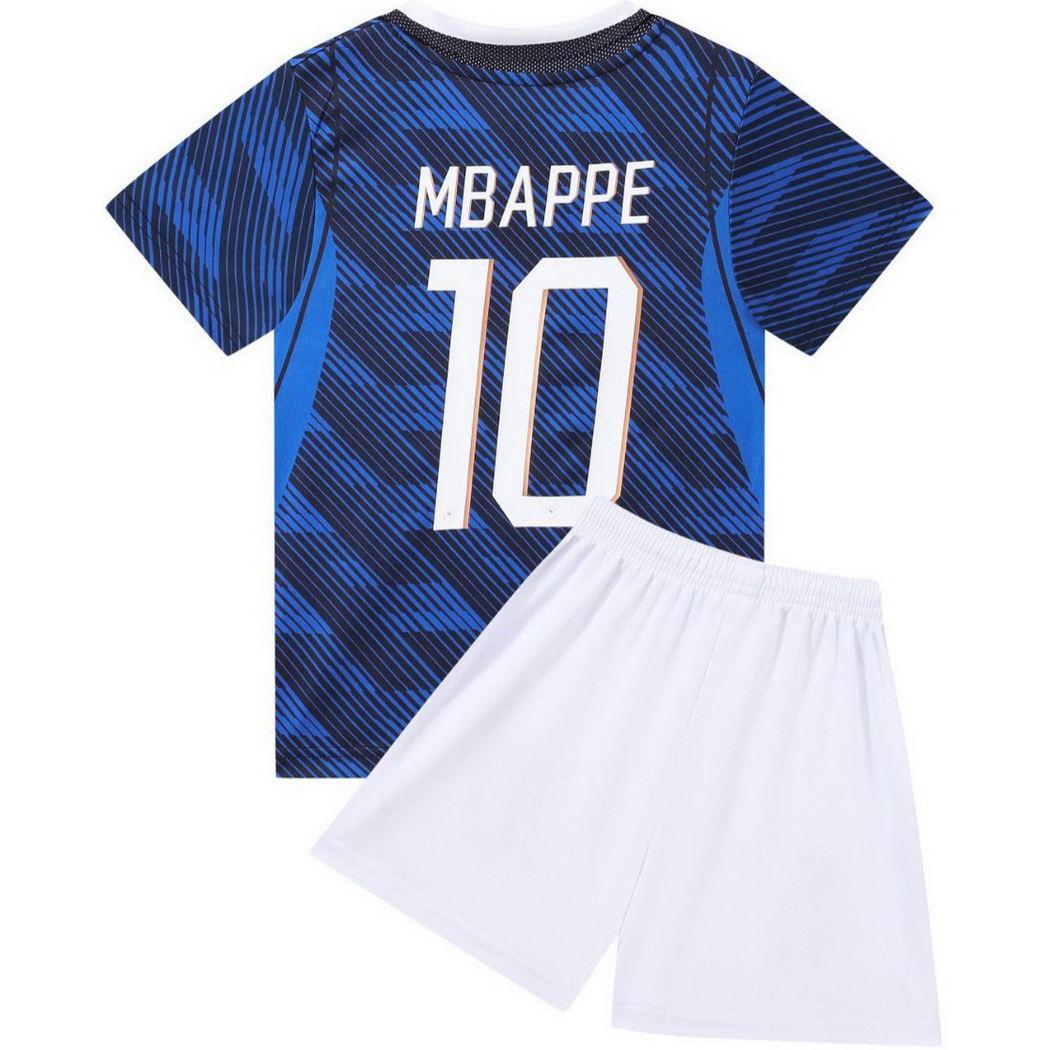 2026 Kylian Mbappe France #10 Home Youth Soccer Jersey