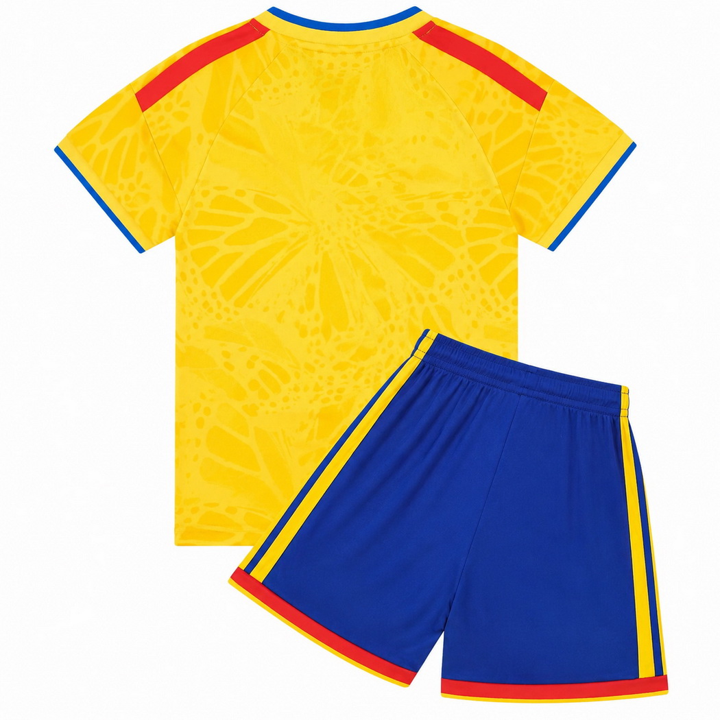 2026 Blank Colombia Home Sport Youth Soccer Jersey
