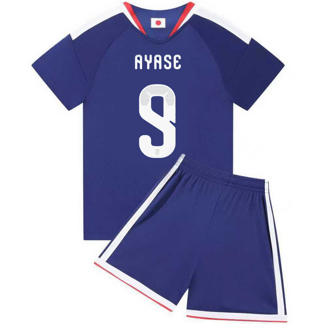 2026 Ayase Ueda Japan #9 Home Youth Soccer Jersey