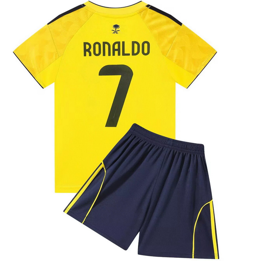 25/26 Cristiano Ronaldo Team #7 Home Youth Soccer Jersey