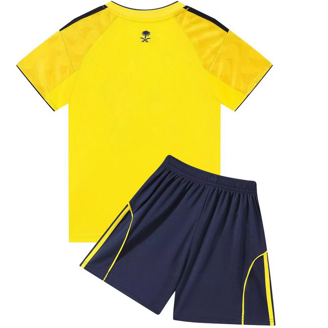 25/26 Blank Team Yellow Monday Home Youth Soccer Jersey