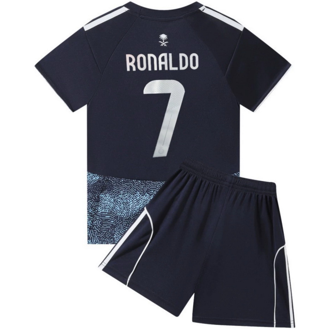 25/26 Cristiano Ronaldo Team #7 Away Youth Soccer Jersey