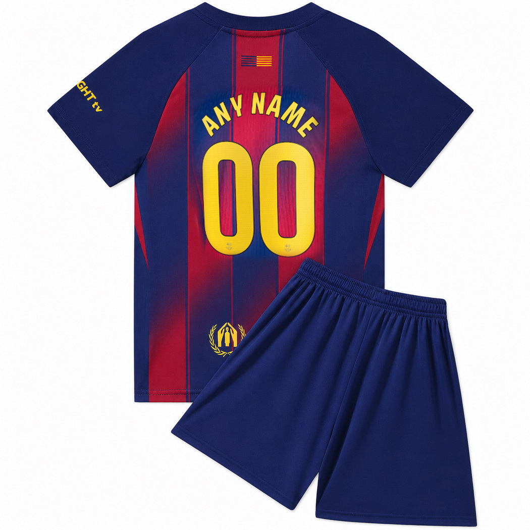 25/26 Customized Team #00 Thursday Home Youth Soccer Jersey