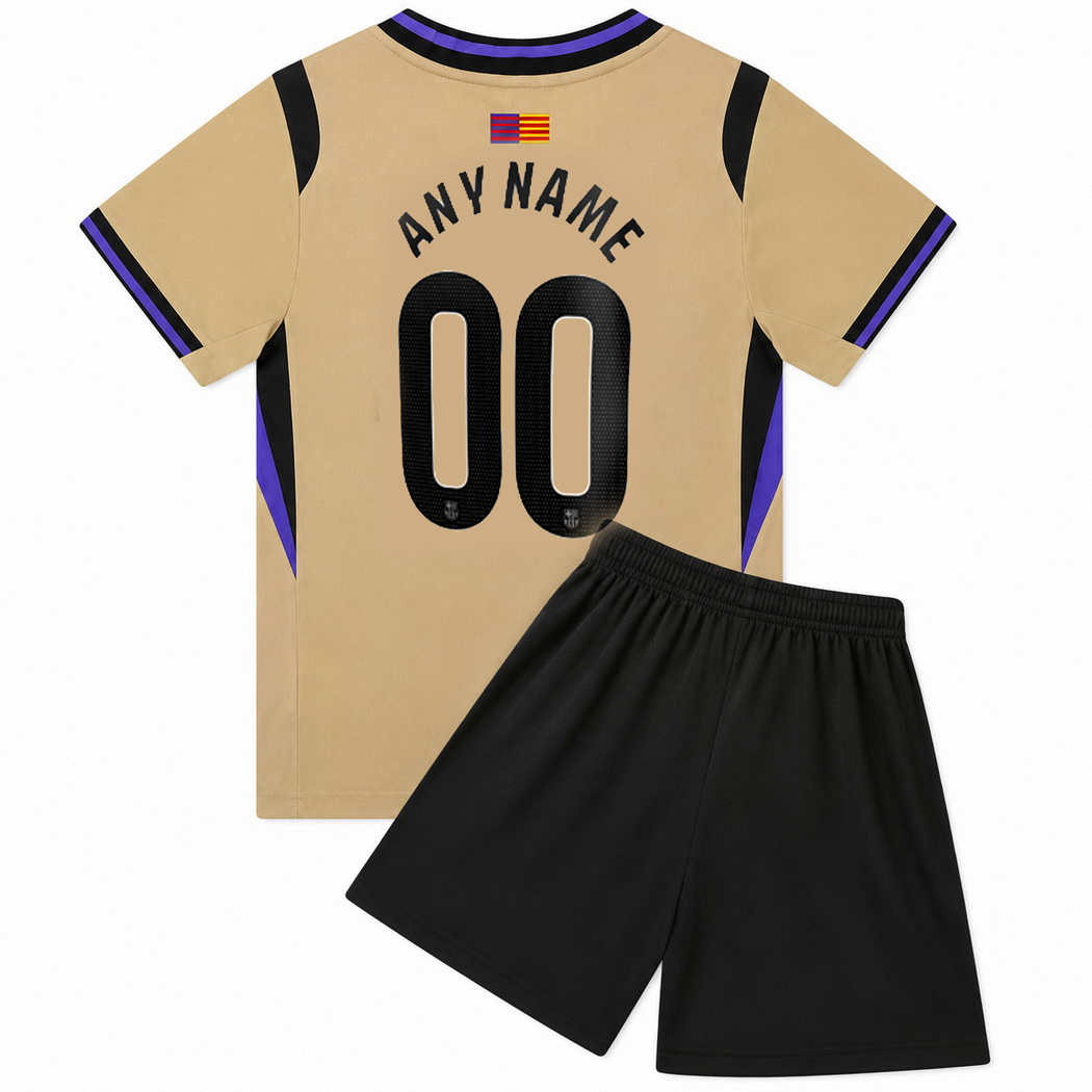 25/26 Customized Team #00 Saturday Away Youth Soccer Jersey