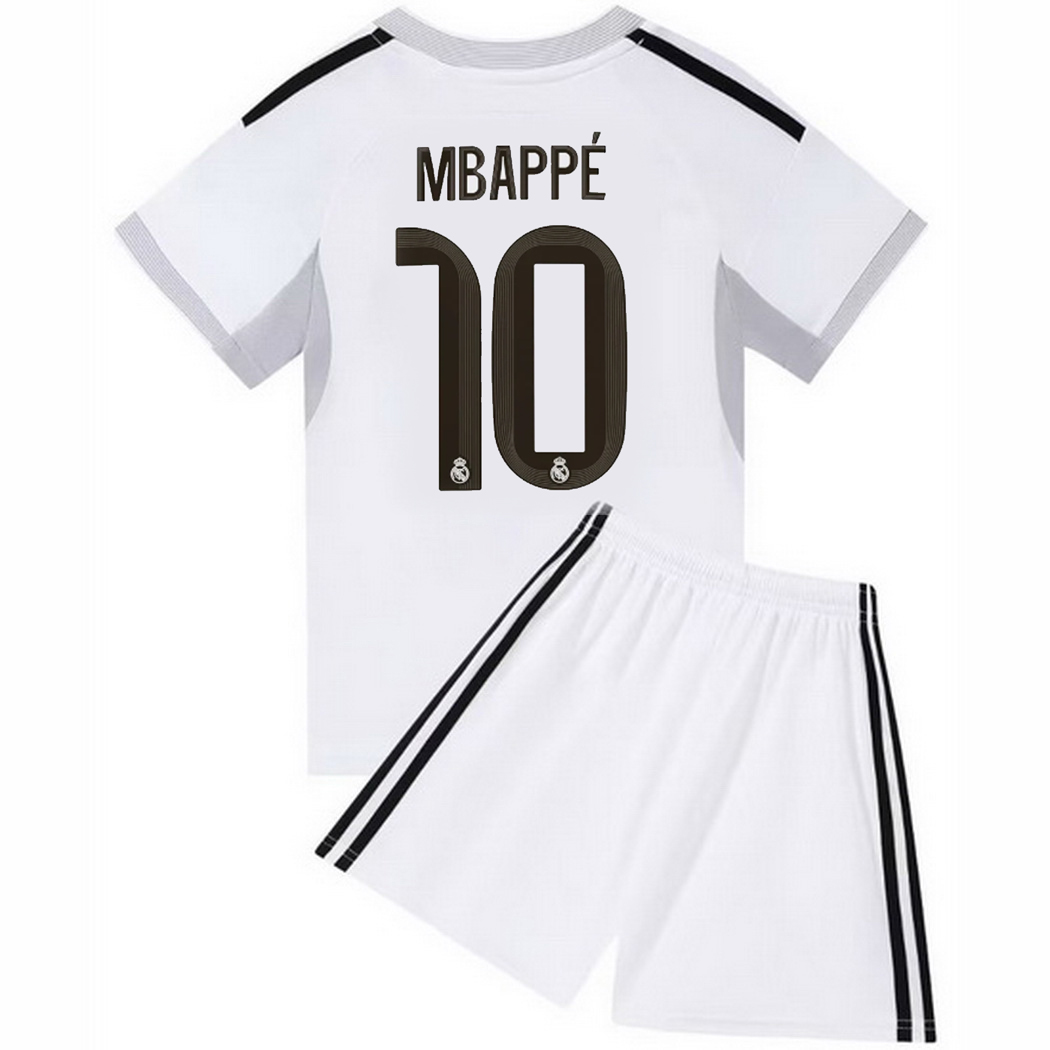 25/26 Kylian Mbappe Team #10 Home Youth Soccer Jersey