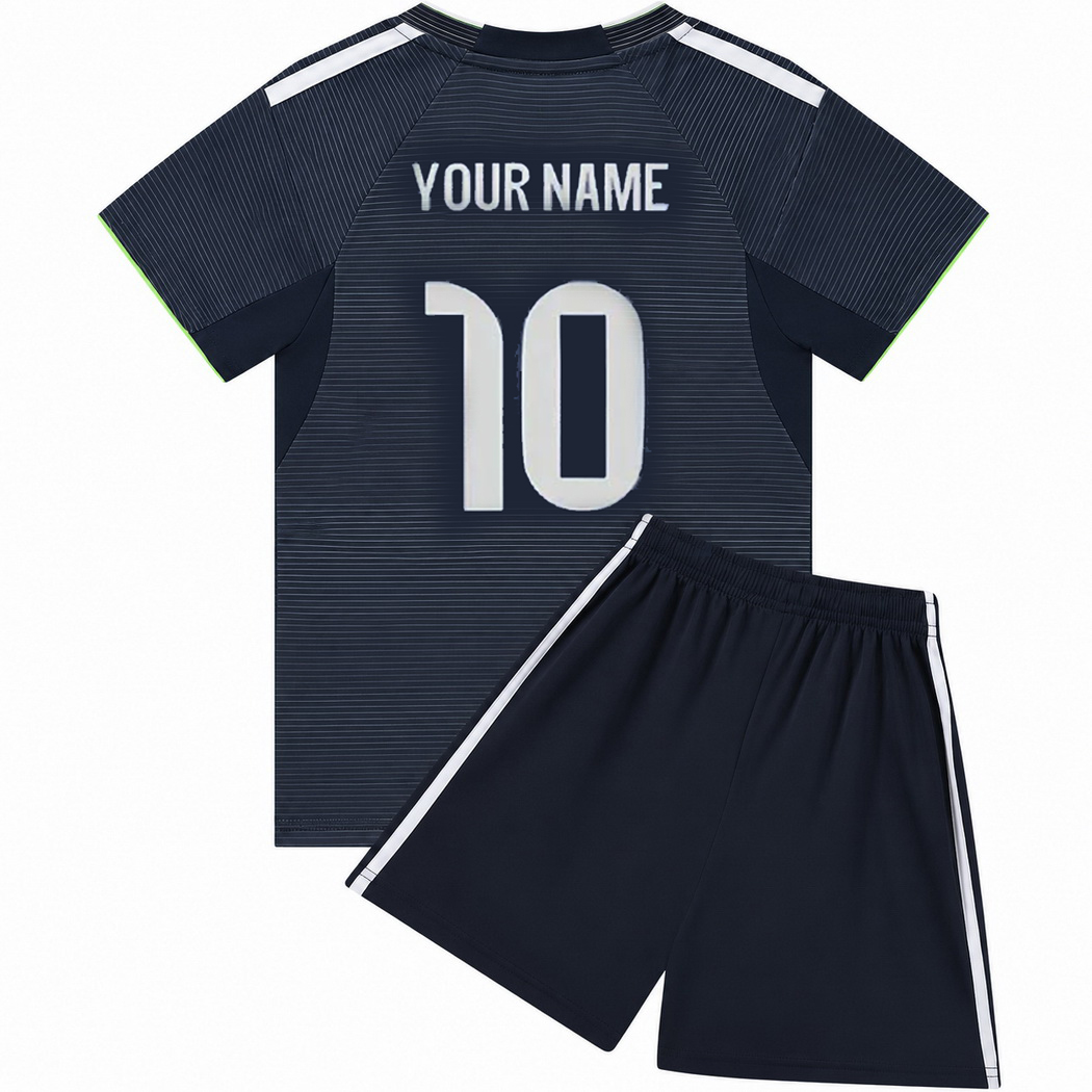 25/26 Customized Team #00 June Away Youth Soccer Jersey