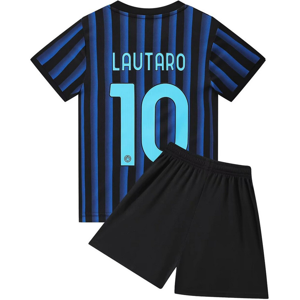 25/26 Lautaro Martinez Team #10 Home Youth Soccer Jersey