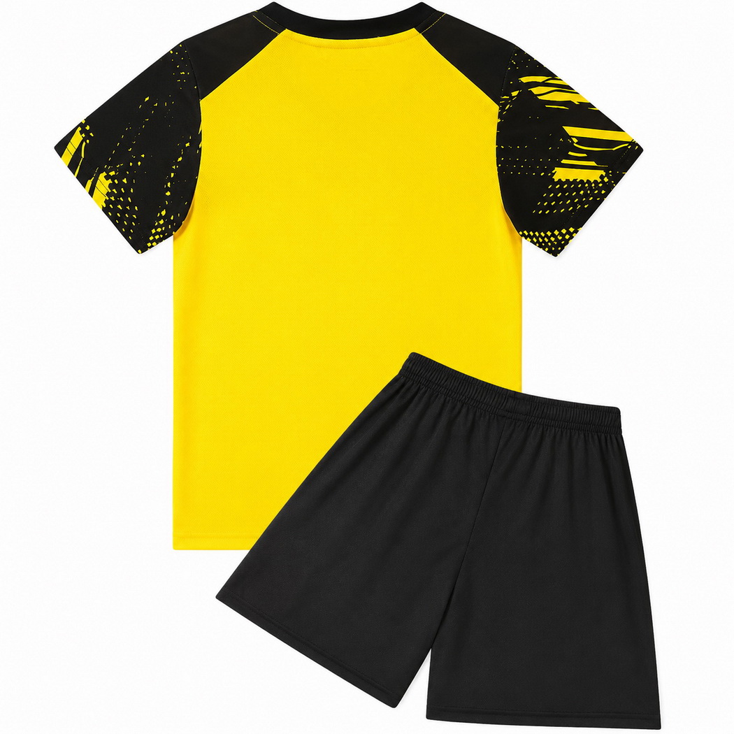 25/26 Blank Team Yellow Outdoor Home Youth Soccer Jersey