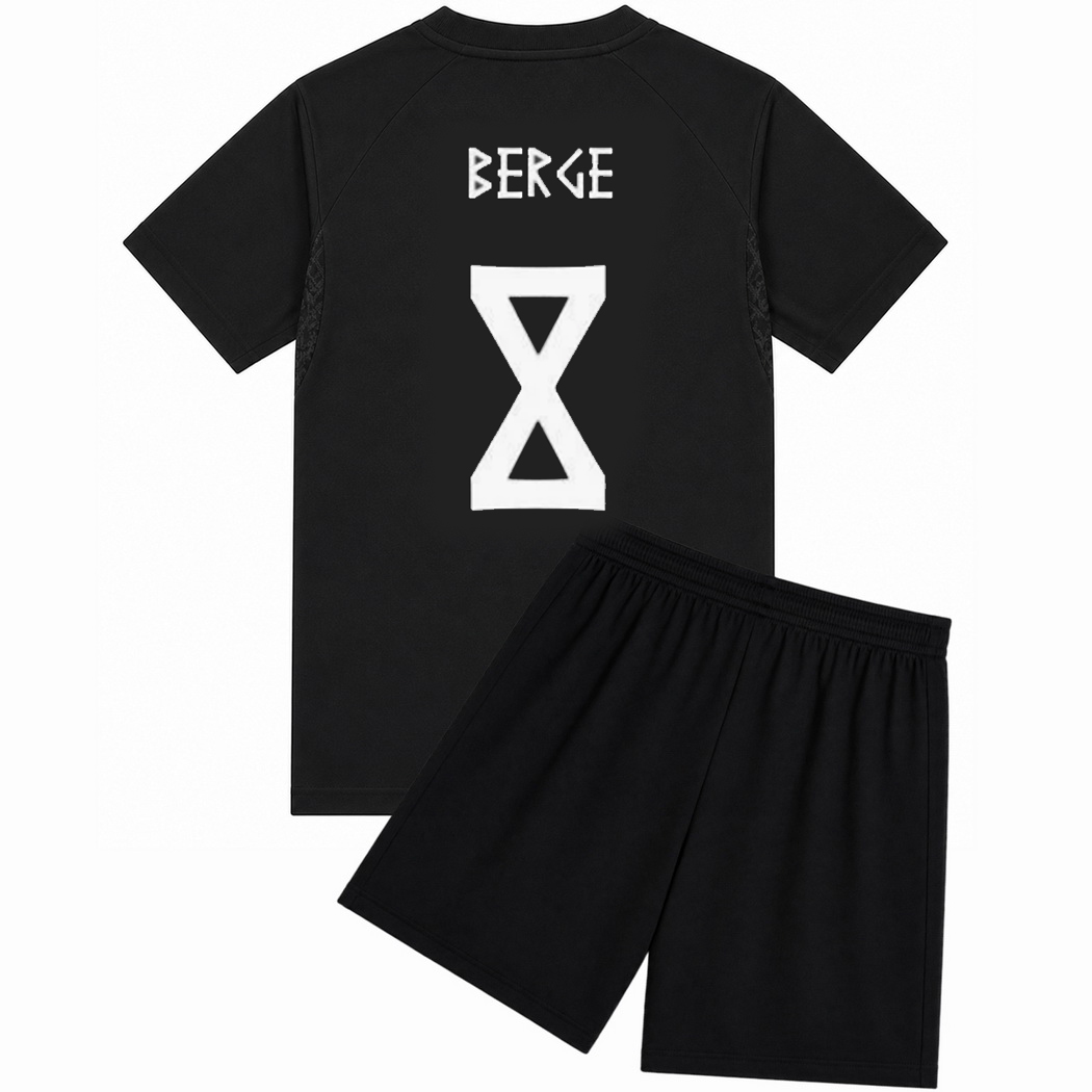 2026 Sander Berge Norway #8 Away Youth Soccer Jersey