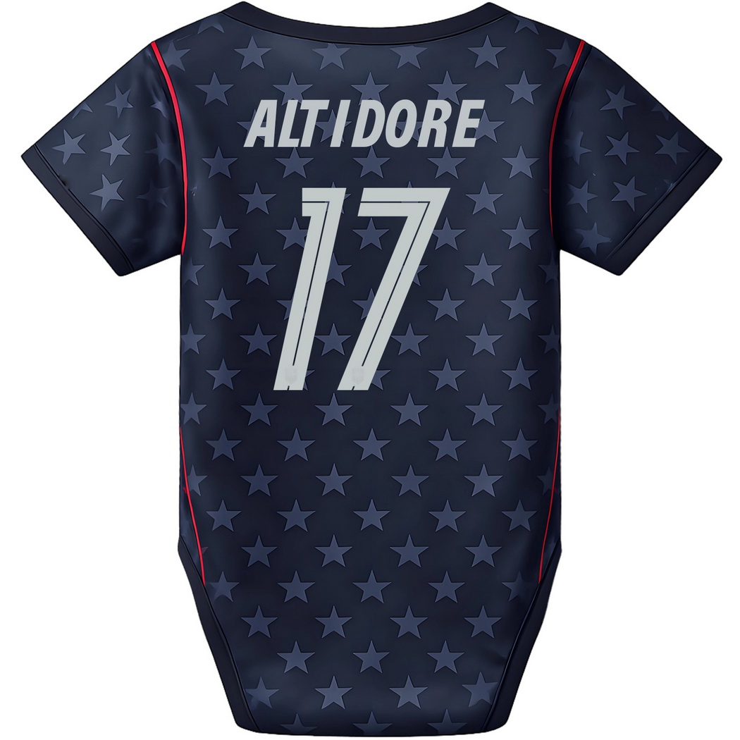 Jozy Altidore Blue Baby Bodysuit 26/27 USA Soccer Jersey