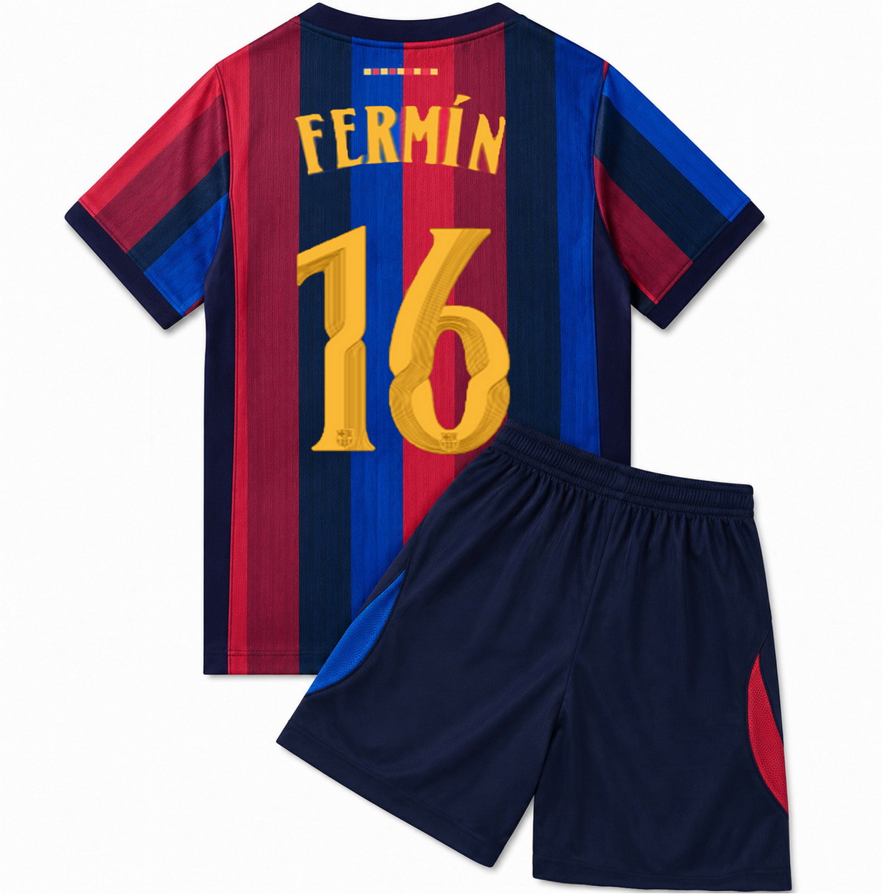 26/27 Fermin Lopez #16 Team Home Youth Soccer Jersey