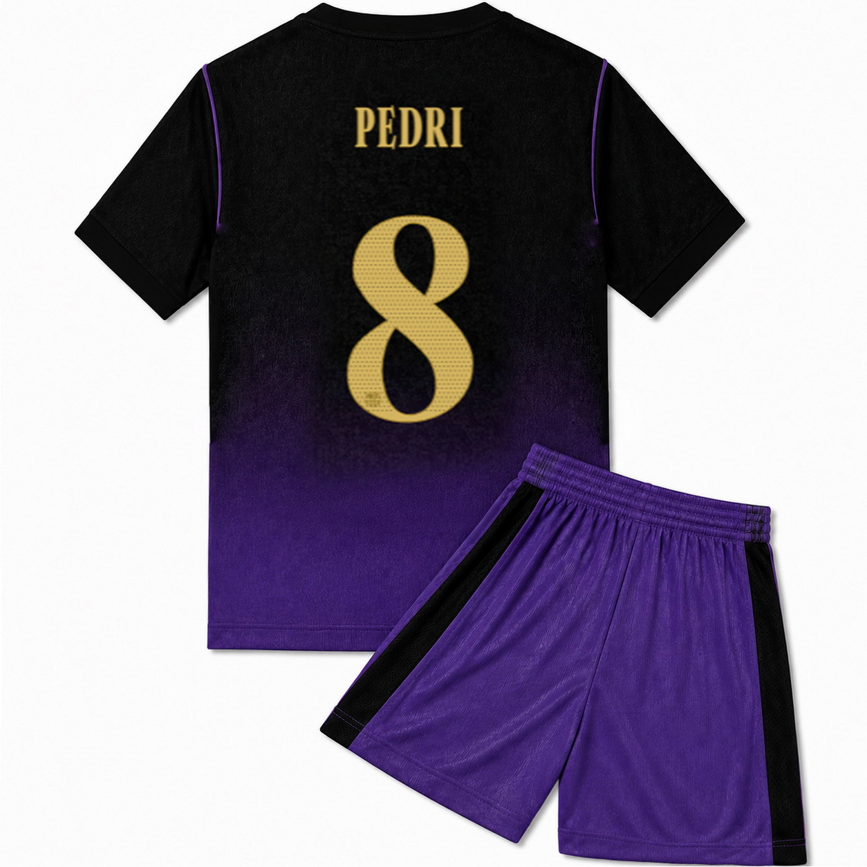 26/27 Pedri #8 Team Away Youth Soccer Jersey
