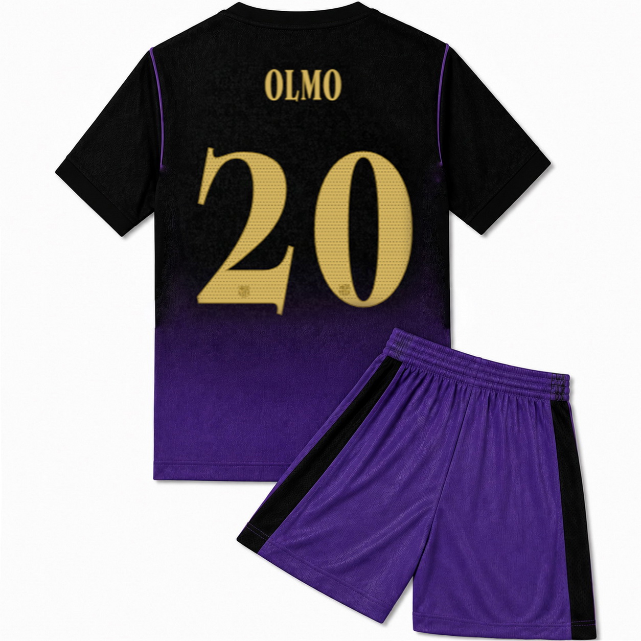 26/27 Dani Olmo #20 Team Away Youth Soccer Jersey
