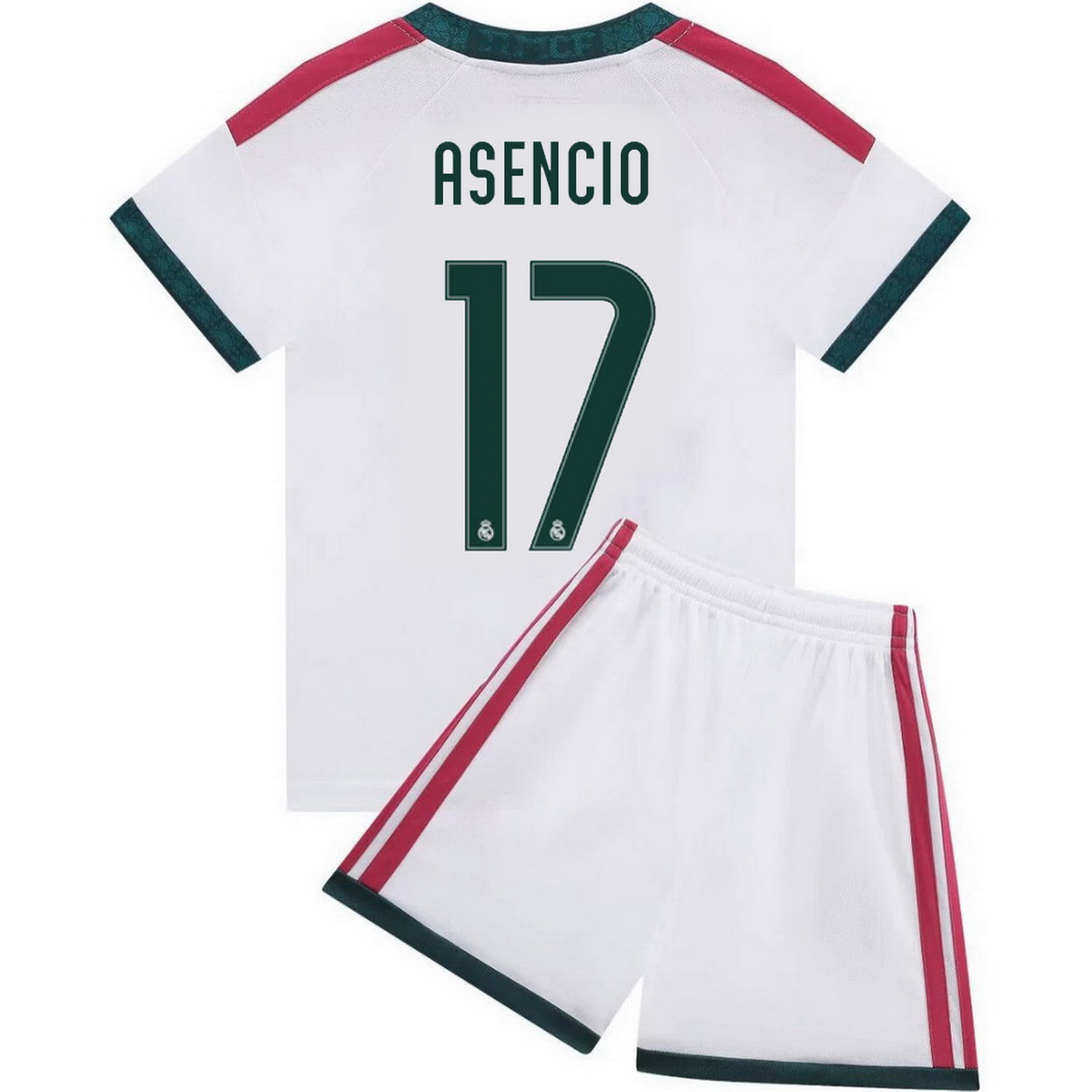 26/27 Raul Asencio #17 Team Home Youth Soccer Jersey
