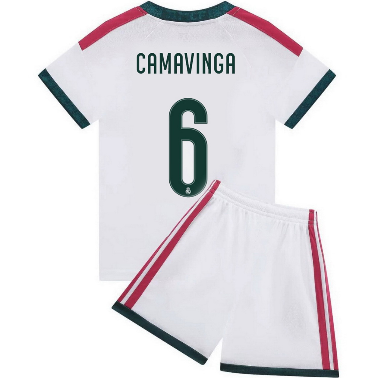 26/27 Eduardo Camavinga #6 Team Home Youth Soccer Jersey