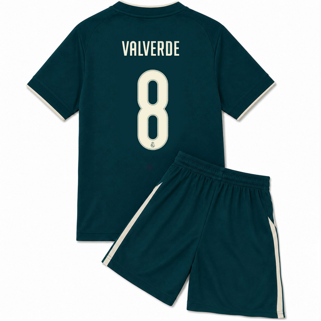 26/27 Federico Valverde #8 Team Away Youth Soccer Jersey