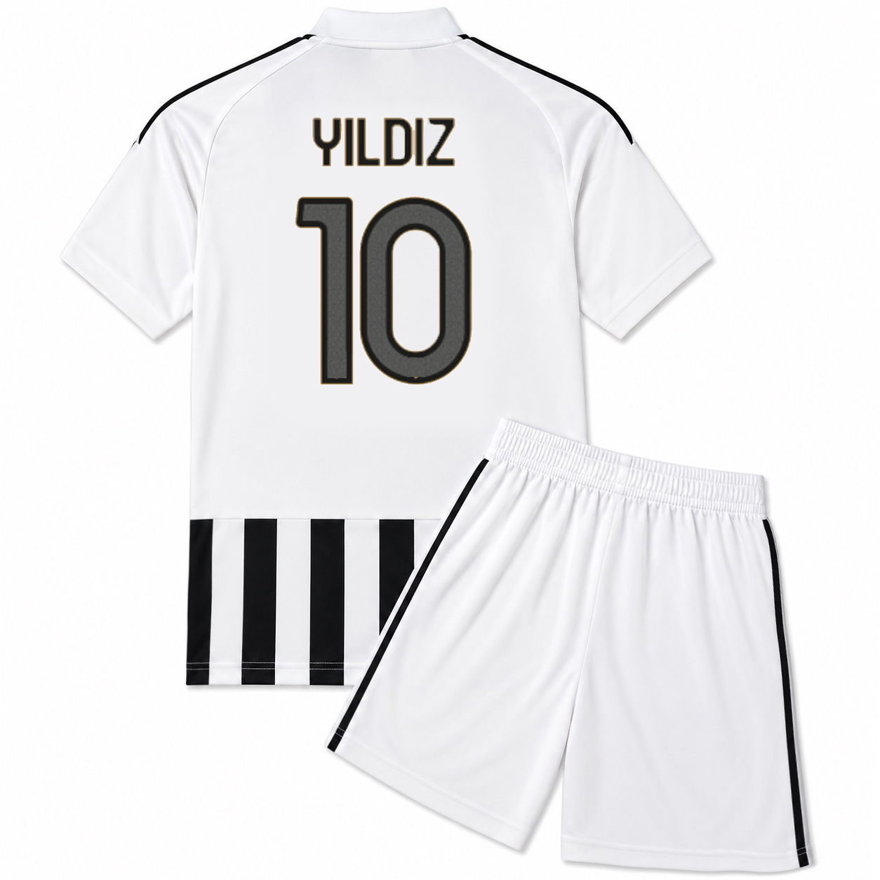 26/27 Kenan Yildiz #10 Team Home Youth Soccer Jersey