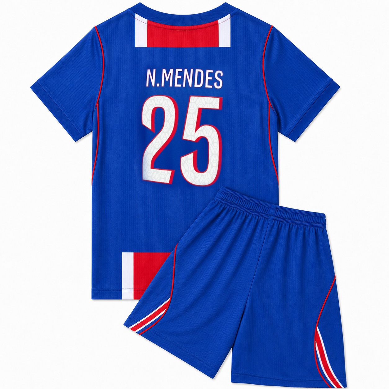 26/27 Nuno Mendes #25 Team Home Youth Soccer Jersey