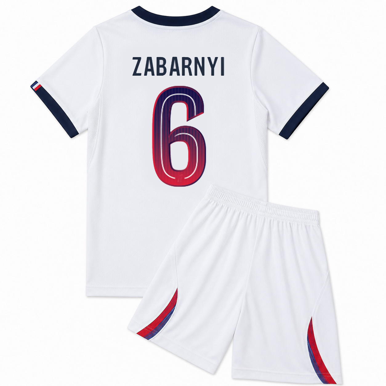 26/27 Illia Zabarnyi #6 Team Away Youth Soccer Jersey