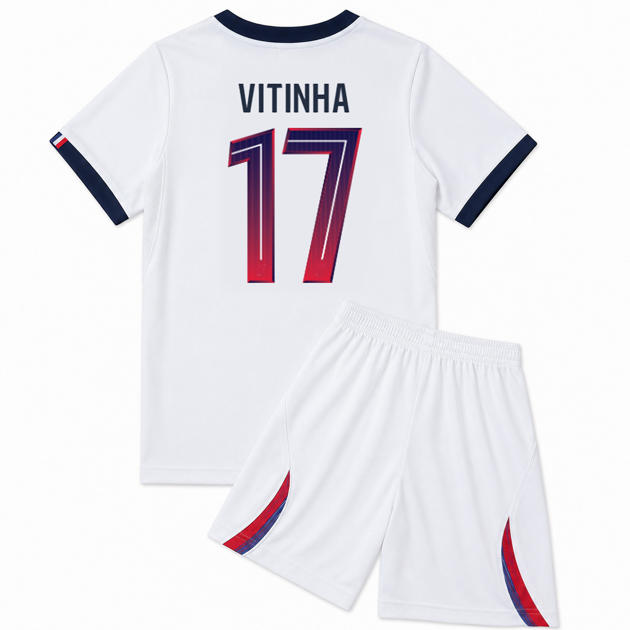 26/27 Vitinha #17 Team Away Youth Soccer Jersey