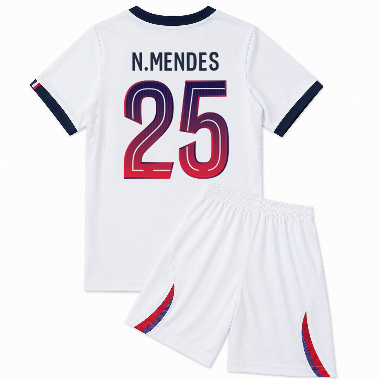 26/27 Nuno Mendes #25 Team Away Youth Soccer Jersey