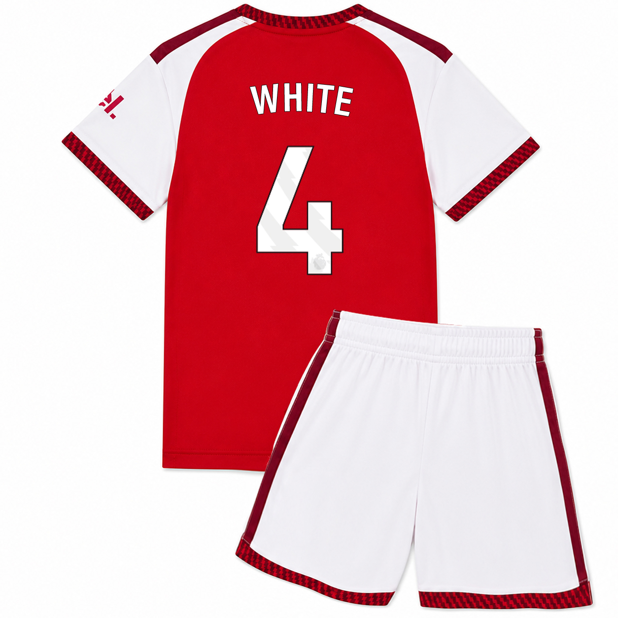 26/27 Ben White #4 Team Home Youth Soccer Jersey
