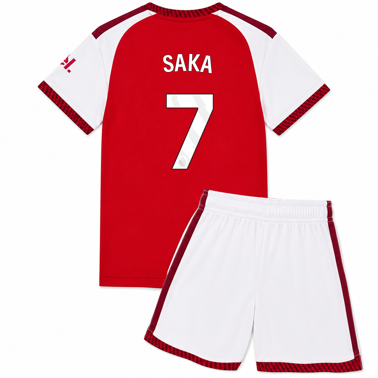 26/27 Bukayo Saka #7 Team Home Youth Soccer Jersey