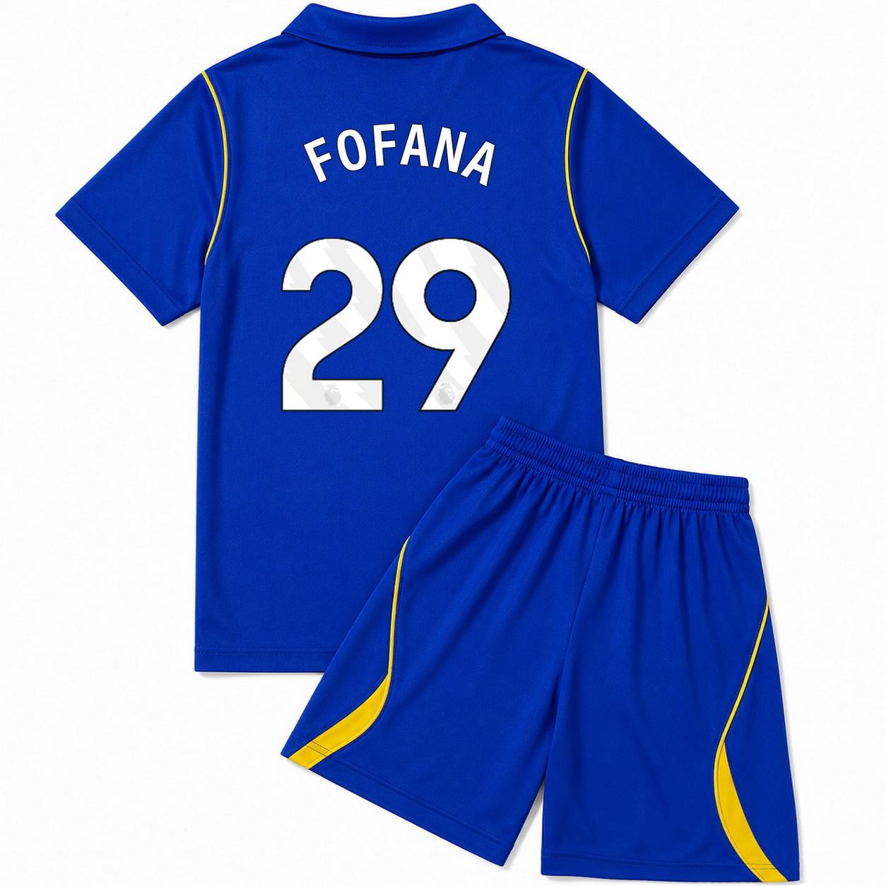 26/27 Wesley Fofana #29 Team Home Youth Soccer Jersey