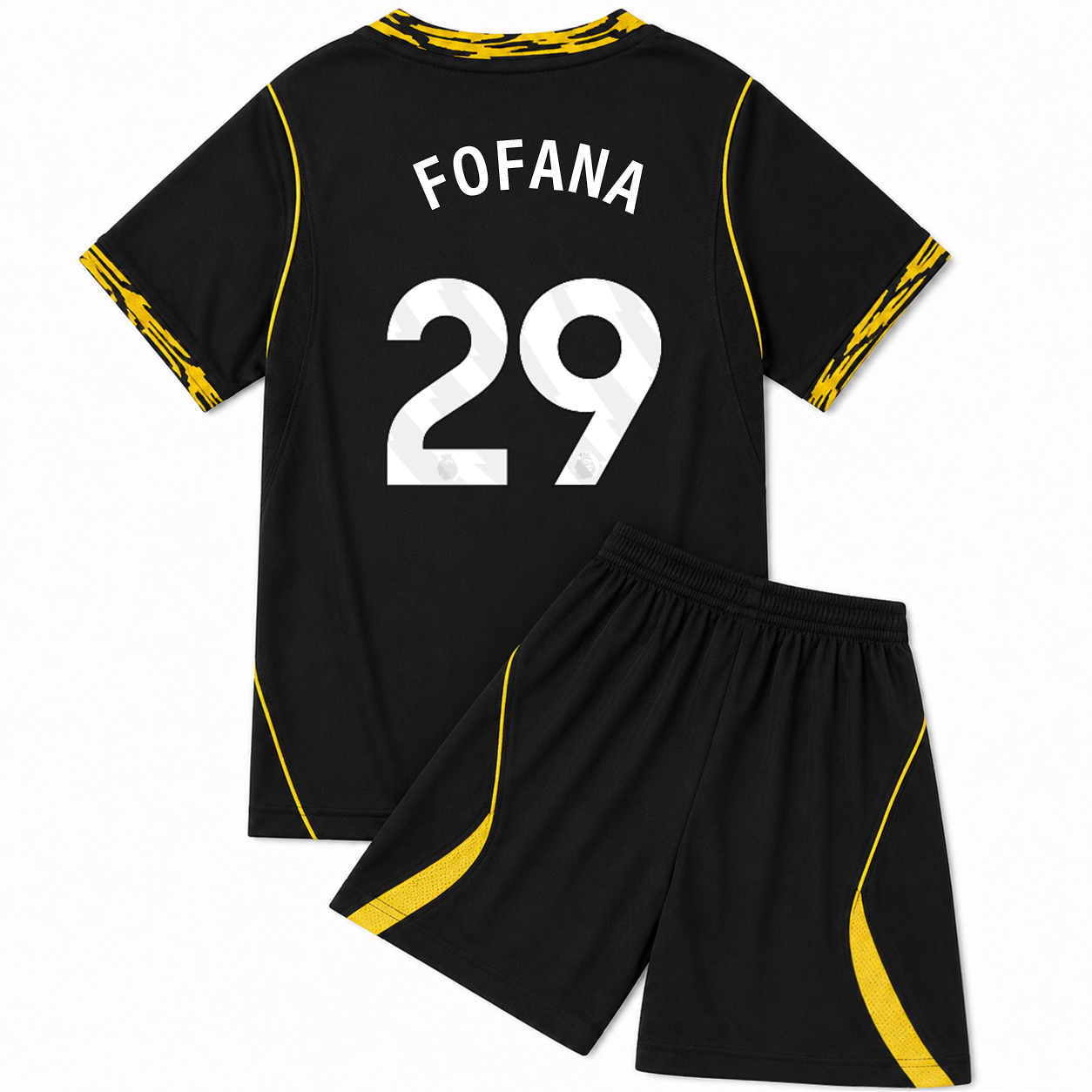26/27 Wesley Fofana #29 Team Away Youth Soccer Jersey