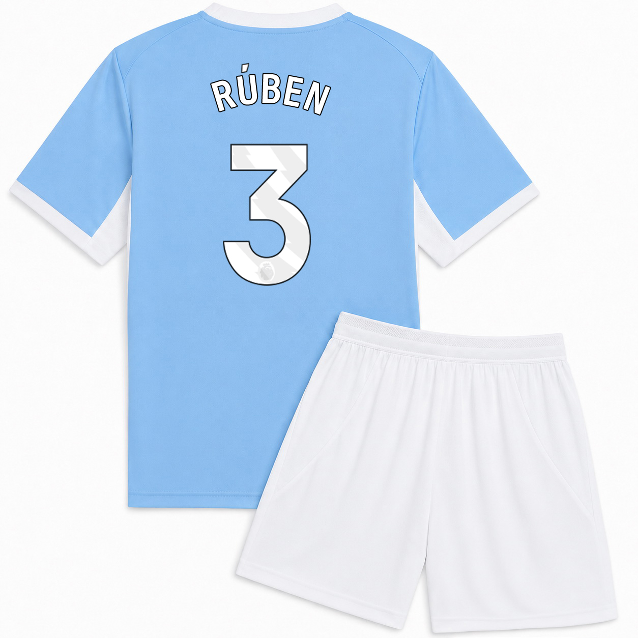 26/27 Ruben Dias #3 Team Home Youth Soccer Jersey