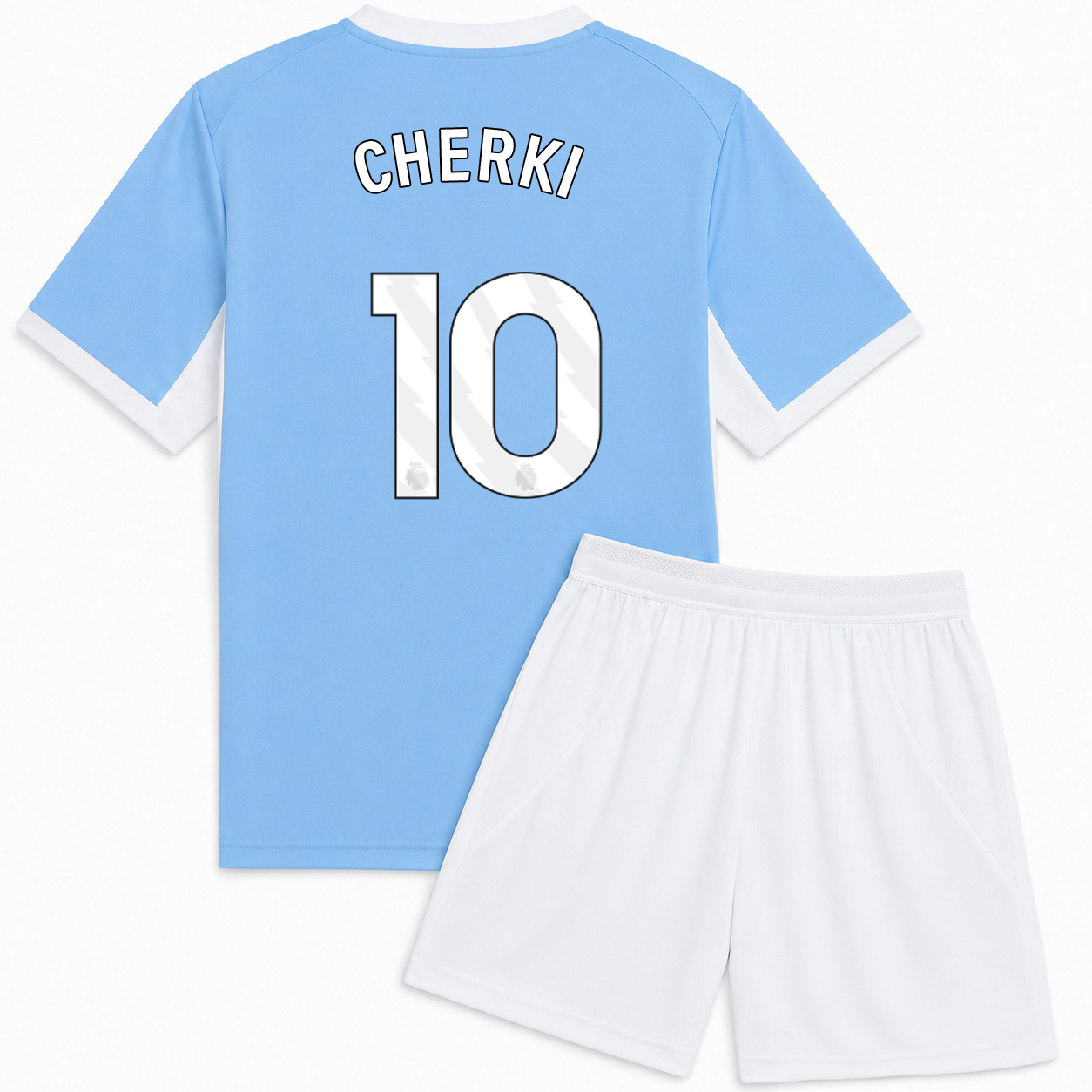 26/27 Rayan Cherki #10 Team Home Youth Soccer Jersey