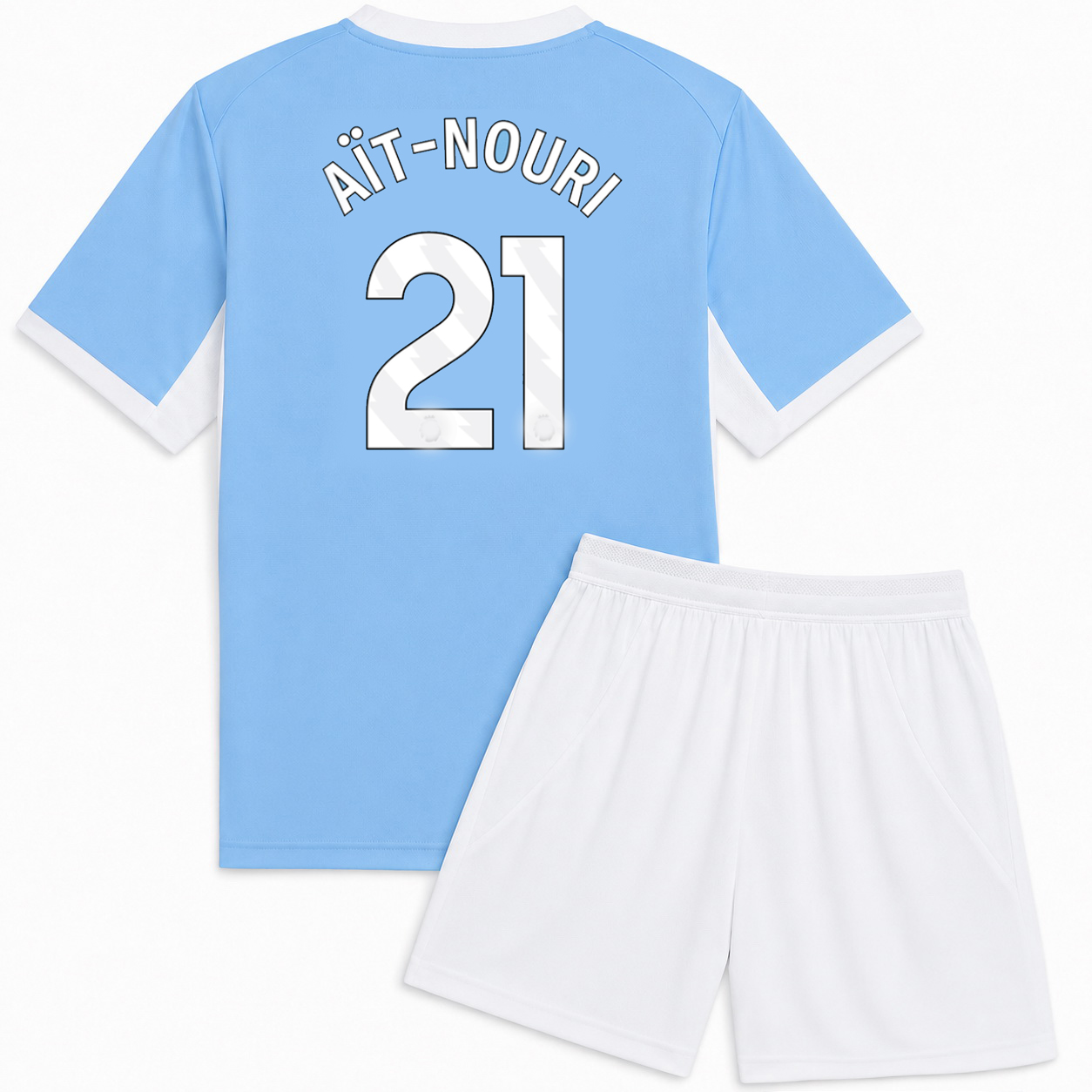 26/27 Rayan Ait-Nouri #21 Team Home Youth Soccer Jersey