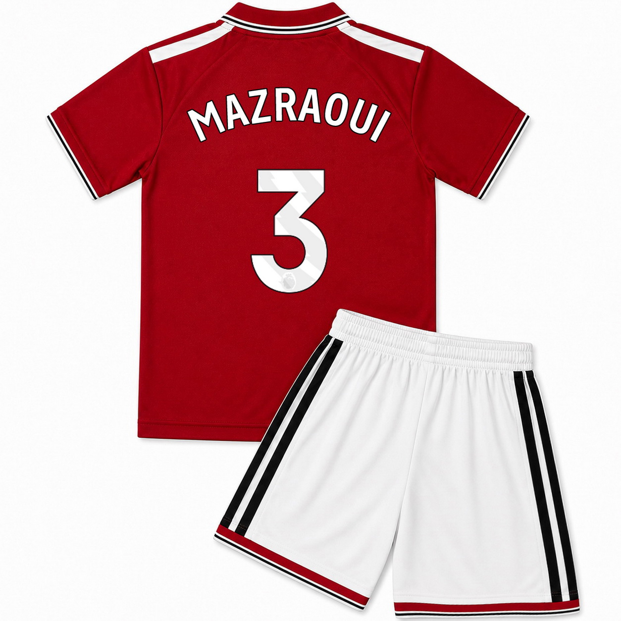 26/27 Noussair Mazraoui #3 Team Home Youth Soccer Jersey