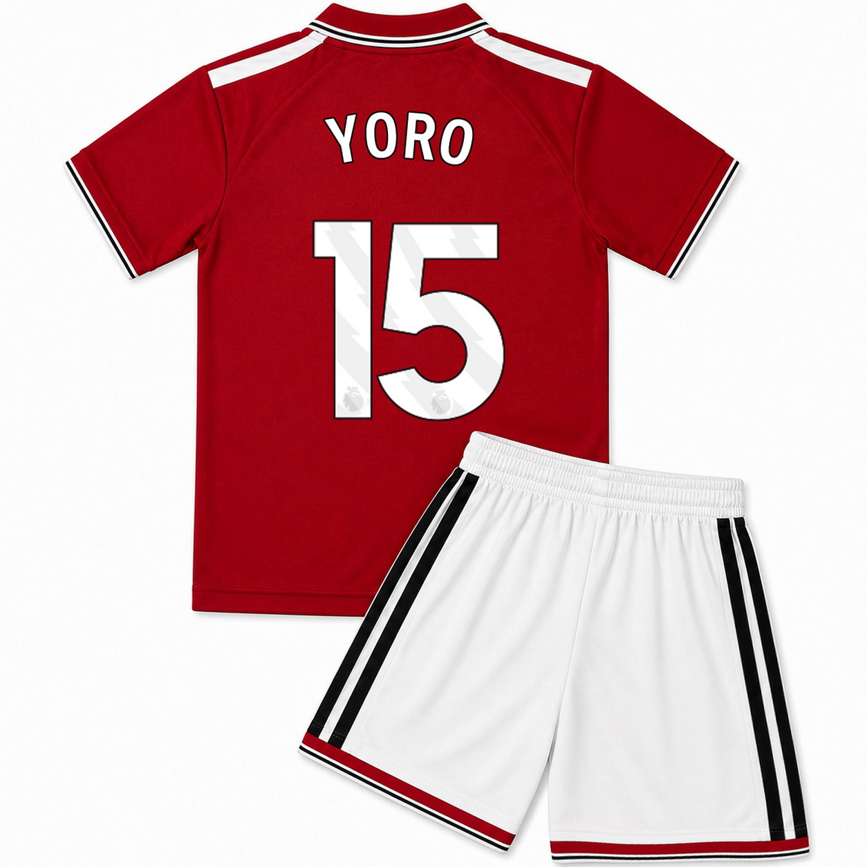 26/27 Leny Yoro #15 Team Home Youth Soccer Jersey