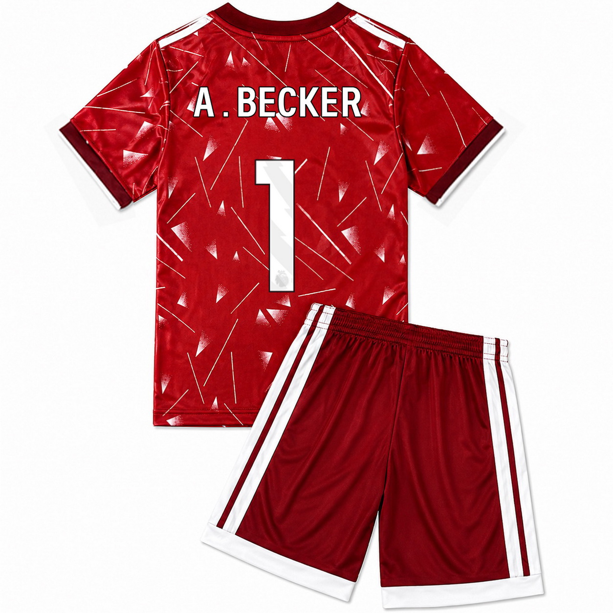 26/27 Alisson Becker #1 Team Home Youth Soccer Jersey
