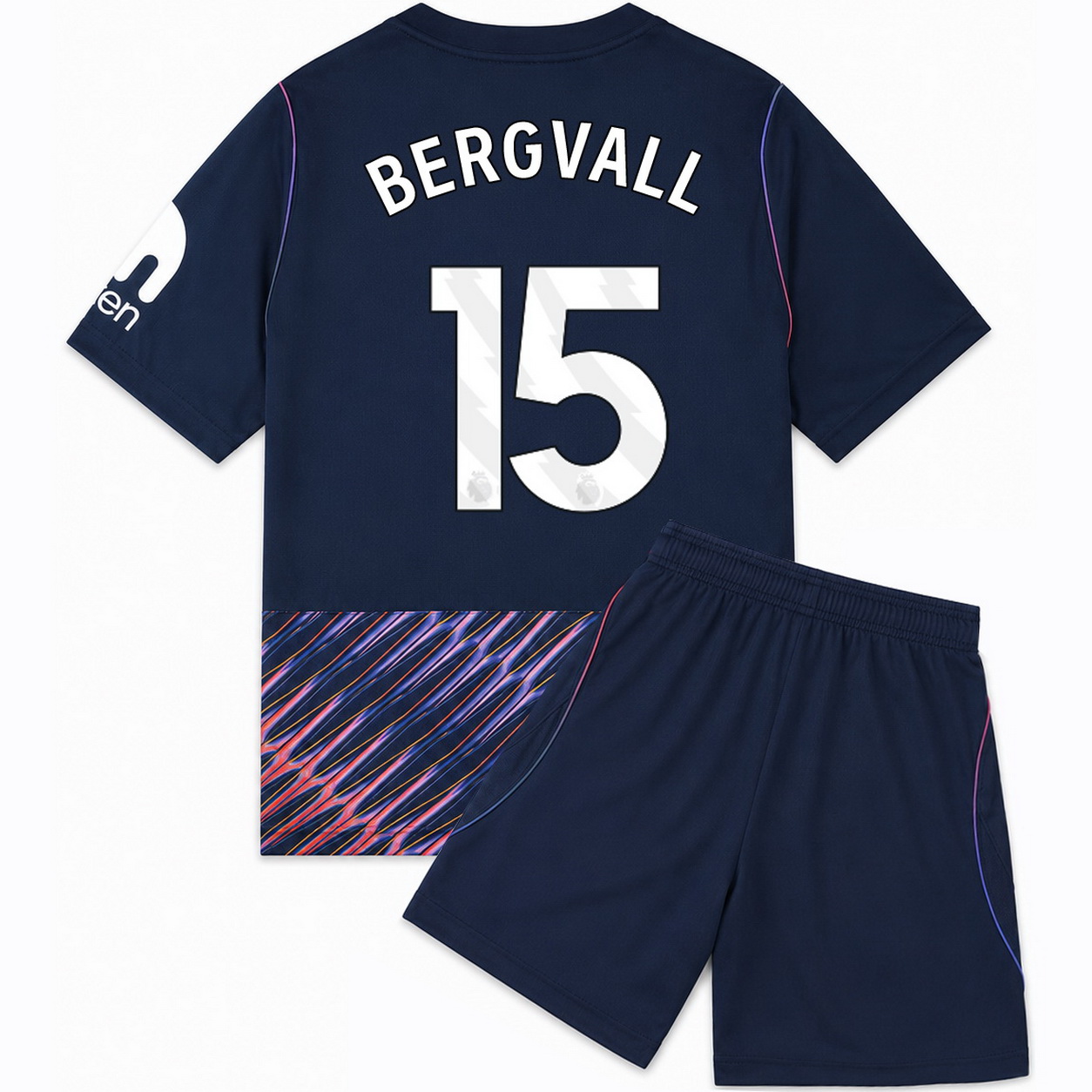 26/27 Lucas Bergvall #15 Team Away Youth Soccer Jersey