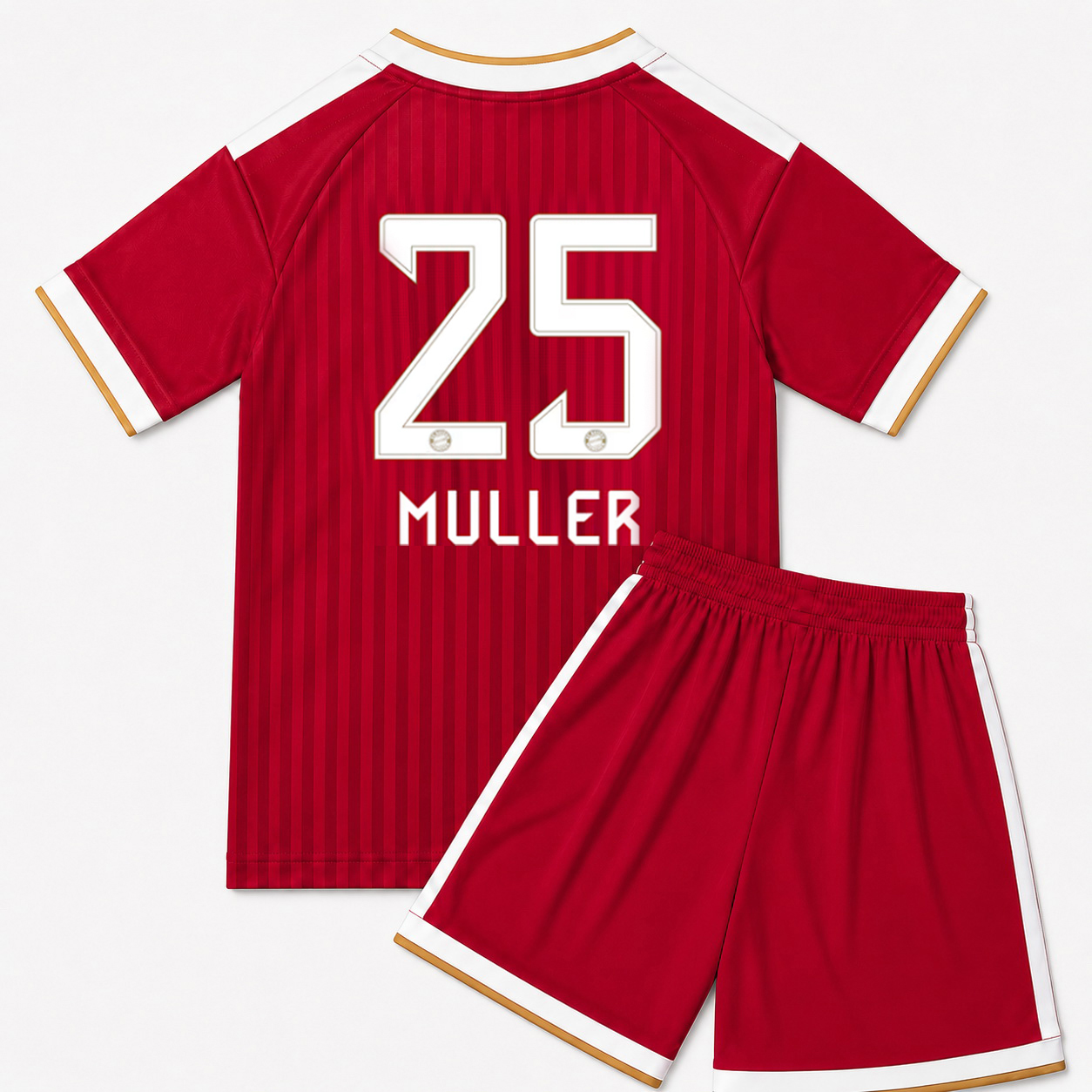 26/27 Thomas Muller #25 Team Home Youth Soccer Jersey