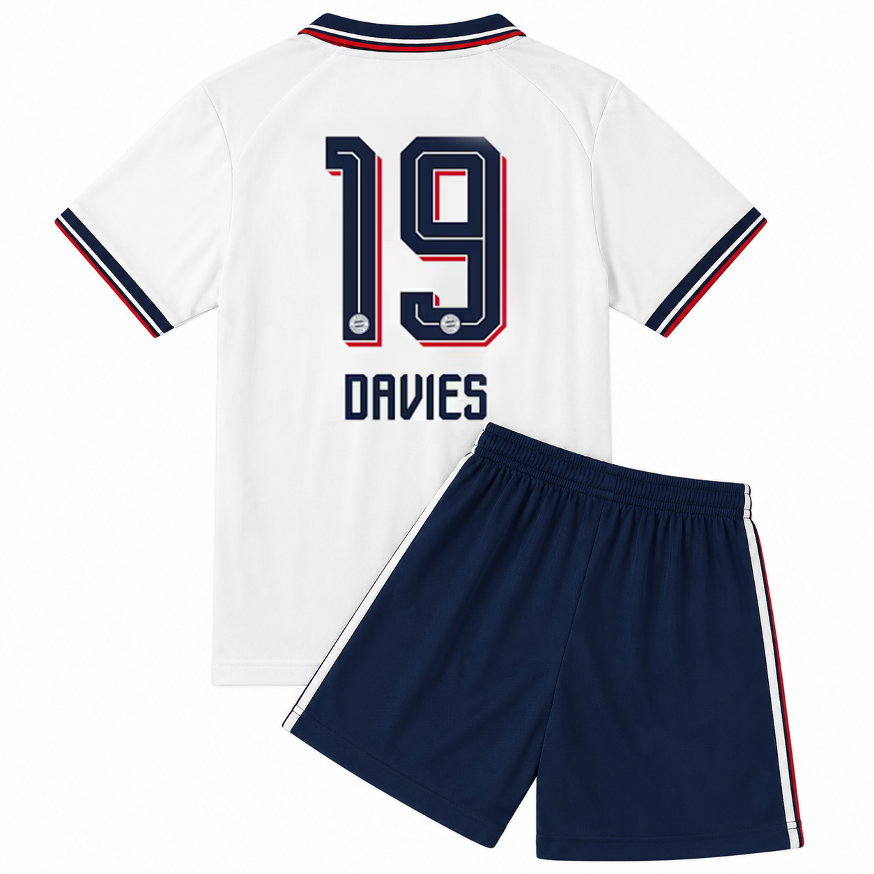 26/27 Alphonso Davies #19 Team Away Youth Soccer Jersey