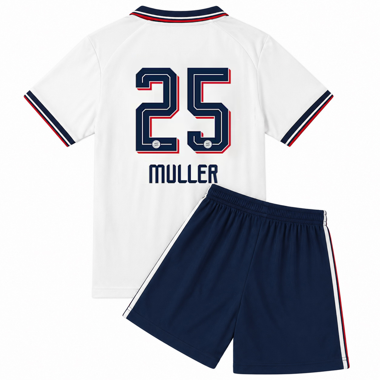 26/27 Thomas Muller #25 Team Away Youth Soccer Jersey