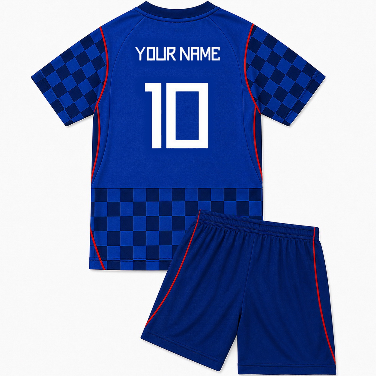 2026 Customized Croatia #00 Away Youth Soccer Jersey