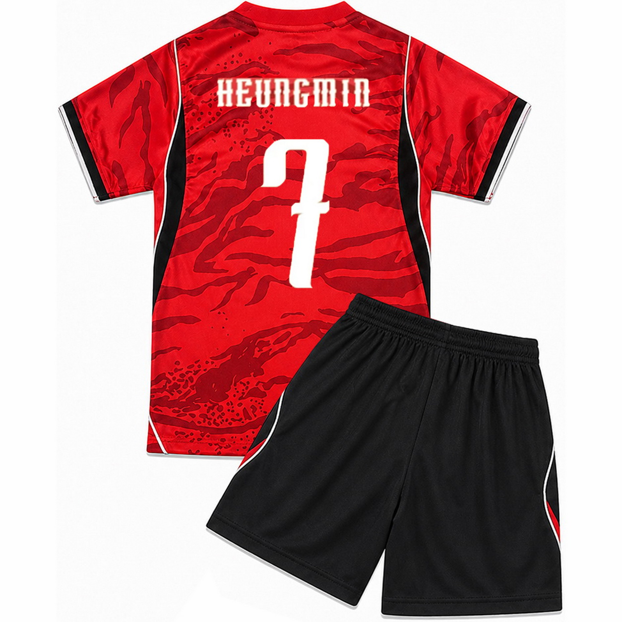 2026 Son Heung-Min South Korea #7 Home Youth Soccer Jersey
