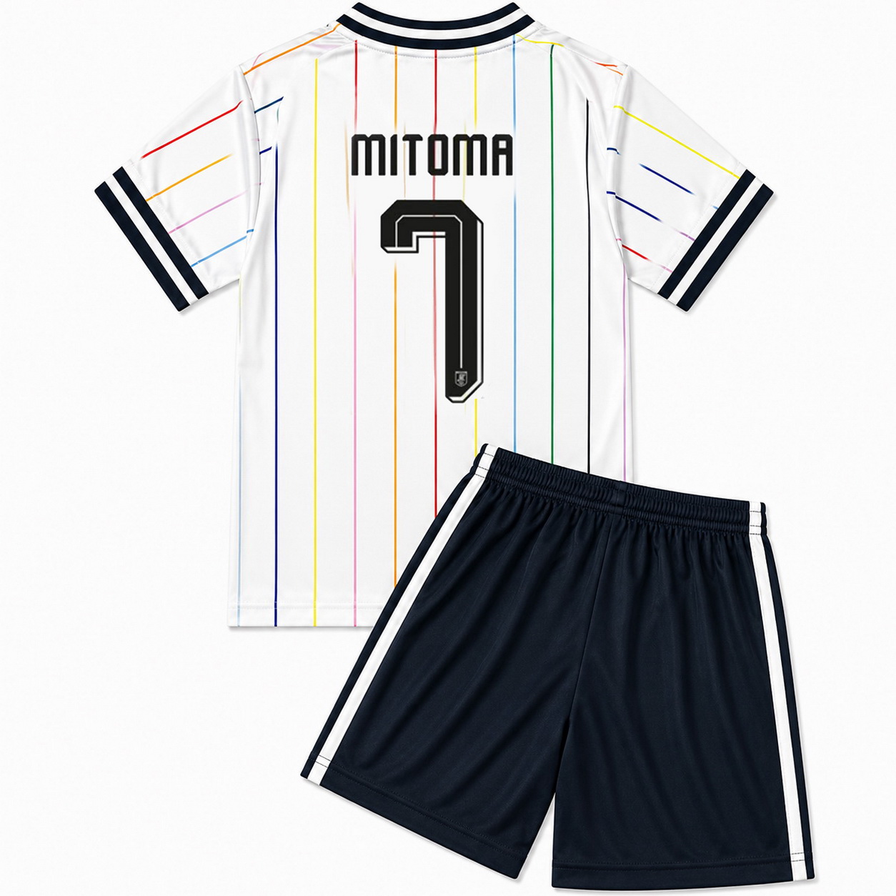 2026 Kaoru Mitoma Japan #7 Away Youth Soccer Jersey