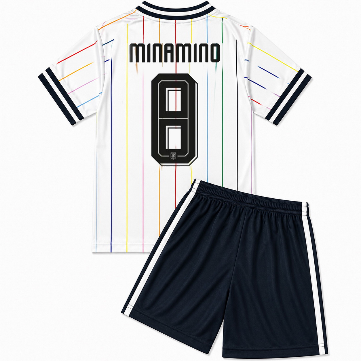 2026 Takumi Minamino Japan #8 Away Youth Soccer Jersey