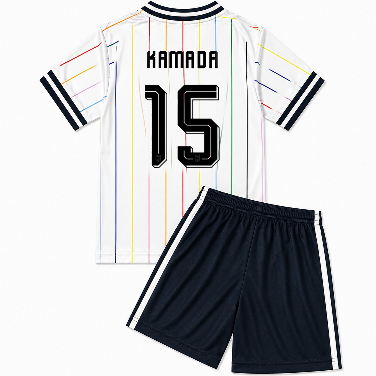 2026 Daichi Kamada Japan #15 Away Youth Soccer Jersey