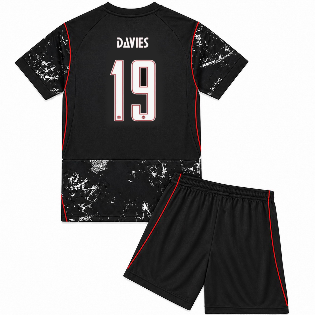 2026 Alphonso Davies Canada #19 Away Youth Soccer Jersey