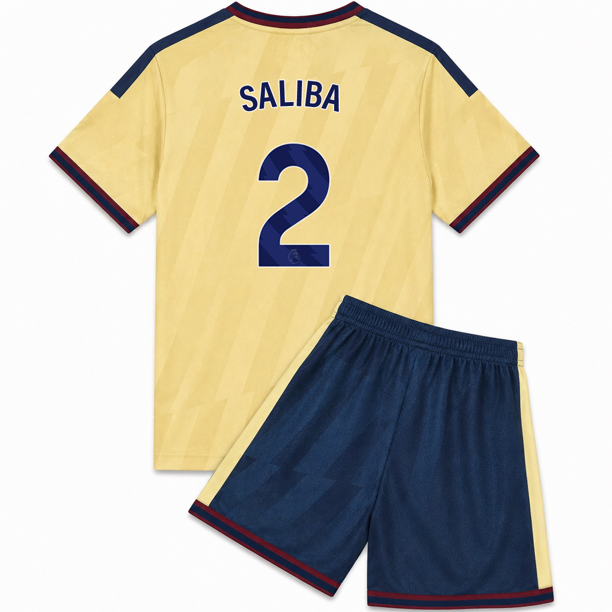 26/27 William Saliba #2 Team Third Youth Soccer Jersey